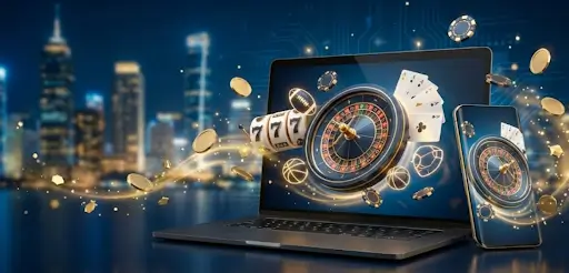 1win mobil ilovasida onlayn kazino, bukmeyker va poker xonasi interfeysi
